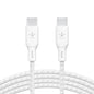 Belkin BoostCharge Braided USB-C to USB-C Cable 2M - White (CAB014bt2MWH), 100W, image 0