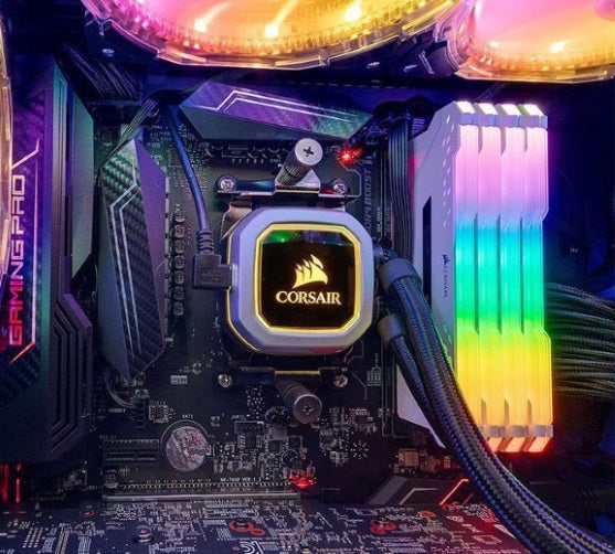 Corsair Vengeance RGB PRO 16GB (2x8GB) DDR4 3200MHz C16 Desktop Gaming Memory Wh image 1