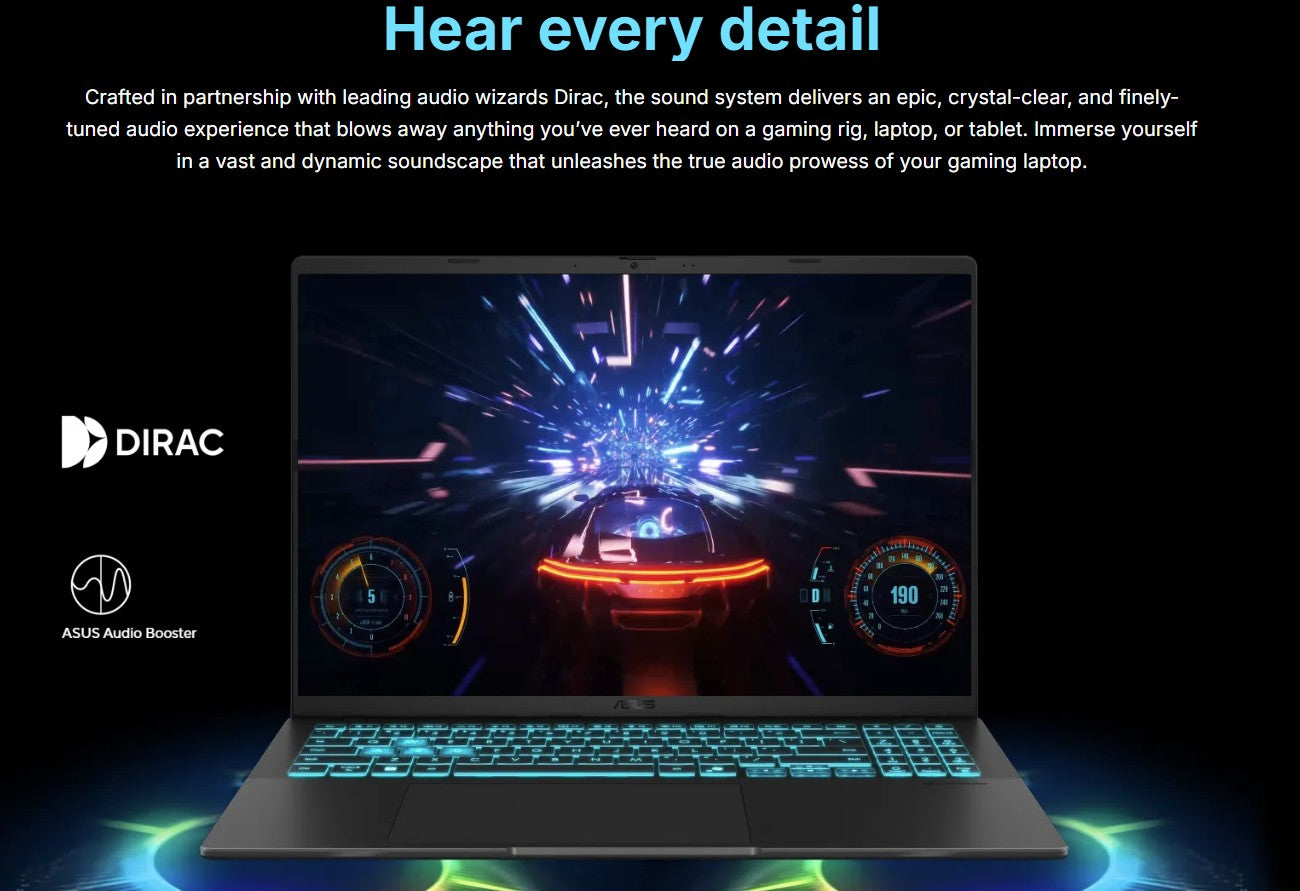 ASUS V16 INTEL CORE 7-H 16.0' WUXGA (1920 x 1200) 16:10 aspect ratio DDR5 16G 51 image 3
