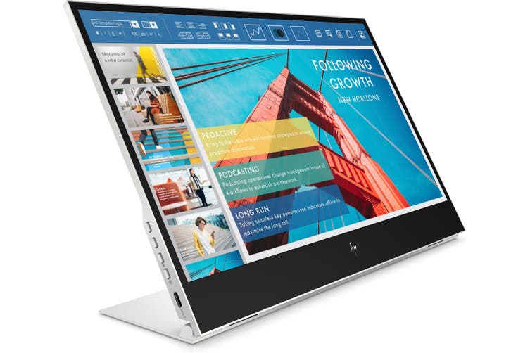 HP E14 14' FHD IPS USB-C Portable Monitor 1920x1080 Dual USB Type-C Tilt Adjusta image 0