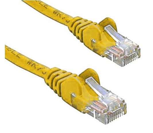 8ware CAT5e Cable 5m - Yellow Color Premium RJ45 Ethernet Network LAN UTP Patch image 0
