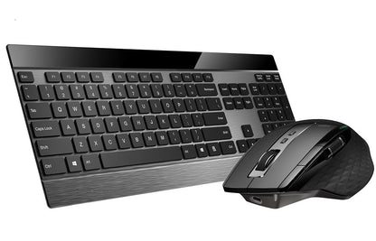 RAPOO 9900M Multi-mode Wireless Ultra-slim Keyboard & Mouse - Bluetooth 4.0, 2.4 image 1