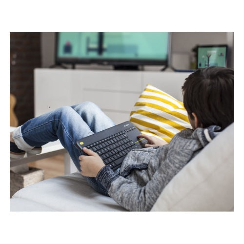 Logitech K400 Plus Wireless Keyboard with Touchpad & Entertainment Media Keys Ti image 1