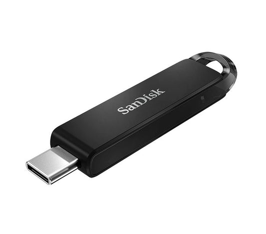 SanDisk Ultra USB Type-C Flash Drive, CZ460 128GB, USB Type C 3.1, Black, Super- image 0