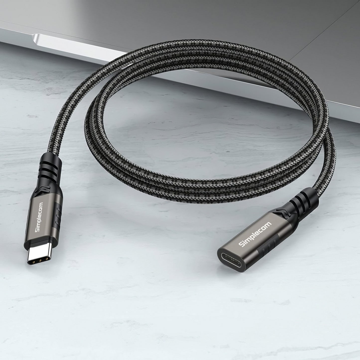 Simplecom CAU610 USB-C Male to Female Extension Cable USB 3.2 Gen2 PD 100W 20Gbp image 1