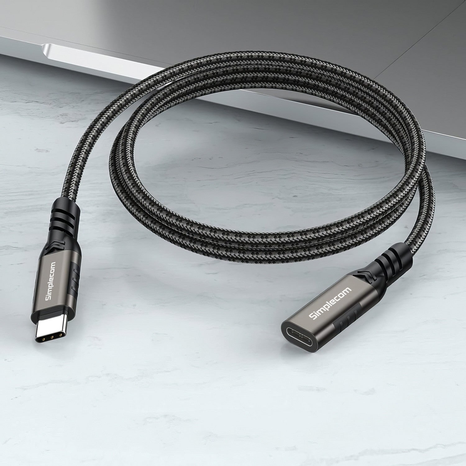 Simplecom CAU610 USB-C Male to Female Extension Cable USB 3.2 Gen2 PD 100W 20Gbp image 1