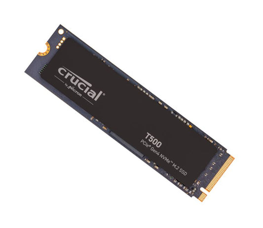 Crucial T500 500GB Gen4 NVMe SSD - 7200/5700 MB/s R/W 300TBW 1390K IOPs 1.5M hrs image 0
