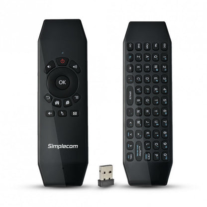 Simplecom RT150 2.4GHz Wireless Remote Air Mouse Keyboard with IR Learning image 0