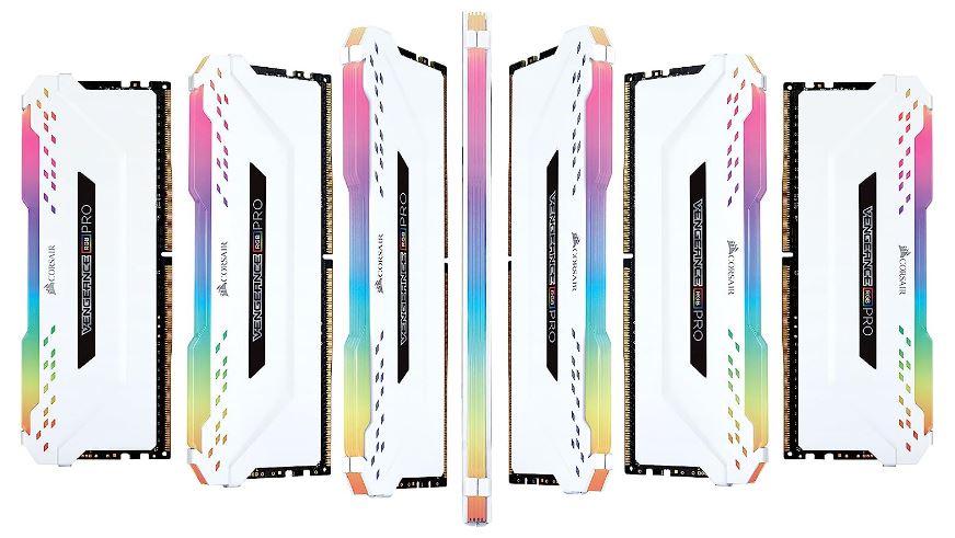 Corsair Vengeance RGB PRO 16GB (2x8GB) DDR4 3200MHz C16 Desktop Gaming Memory Wh image 3