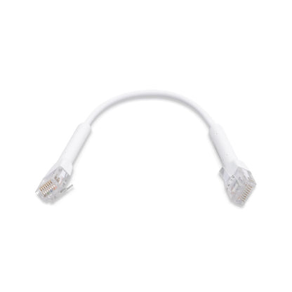 Ubiquiti UniFi Patch Cable Single Unit, 0.1m, White, Both End Bendable to 90 Deg image 1