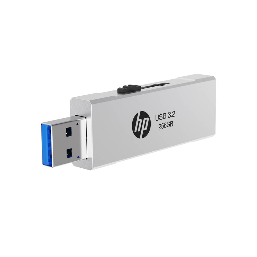 HP x818w 256GB USB3.2 Flash Drive Silver, PCBA 3.2 image 3