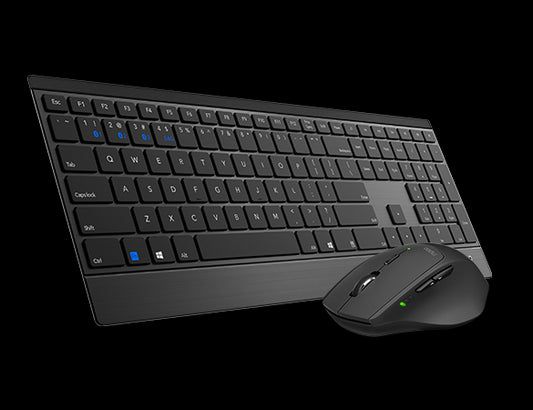 RAPOO 9500M Bluetooth & 2.4G Wireless Keyboard Mouse Combo Black- Multi-Device c image 0