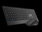 RAPOO 9500M Bluetooth & 2.4G Wireless Keyboard Mouse Combo Black- Multi-Device c image 0