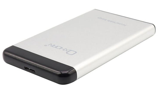 Oxhorn USB 3.0 USAP 2.5? SATA HDD SSD Enclosure Silver USB3.0 Cable (included) 2 image 0