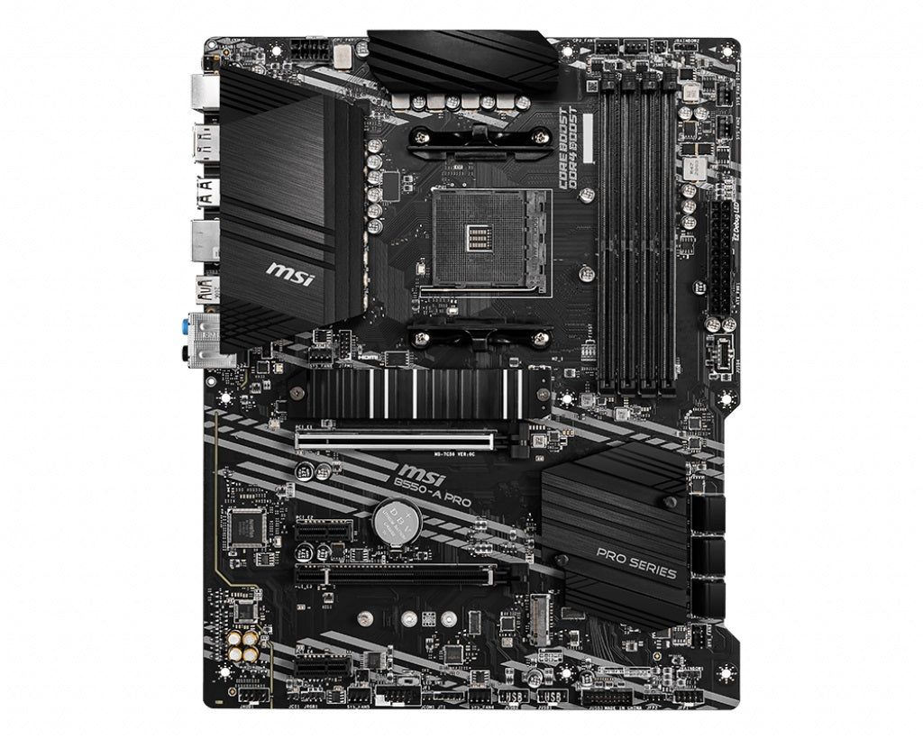 MSI B550-A PRO AM4 ATX MB 4xDDR4  2xPCIE 2xM.2 HDMI DP RAID LAN TPM 6xSATAIII 2x image 1