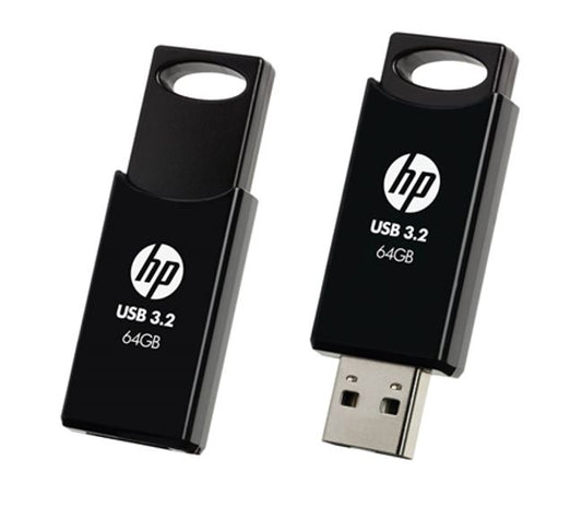 HP 712B 64GB USB 3.2 Flash Drive Memory Stick Thump Key External Storage Capless image 0