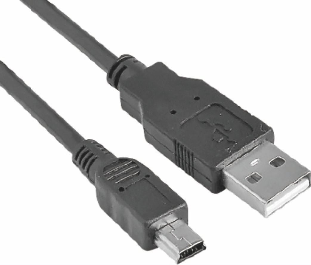Astrotek USB 2.0 Cable 1m - Type A Male to Mini B 5 pins Male Black Colour RoHS image 0