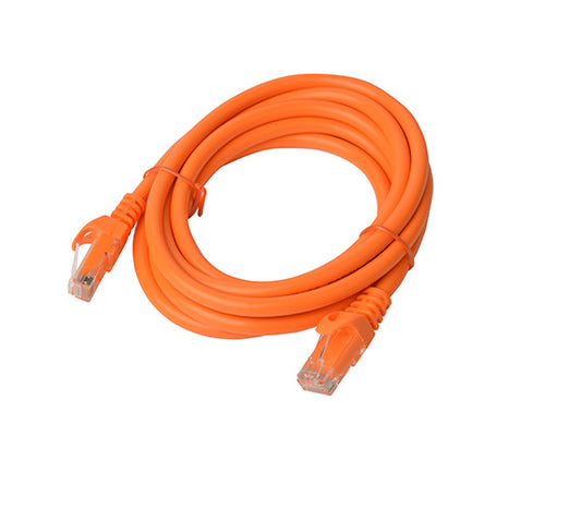 8Ware CAT6A Cable 2m - Orange Color RJ45 Ethernet Network LAN UTP Patch Cord Sna image 0