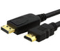 Astrotek DisplayPort DP to HDMI Adapter Converter Cable 2m - Male to Male 1080P image 0