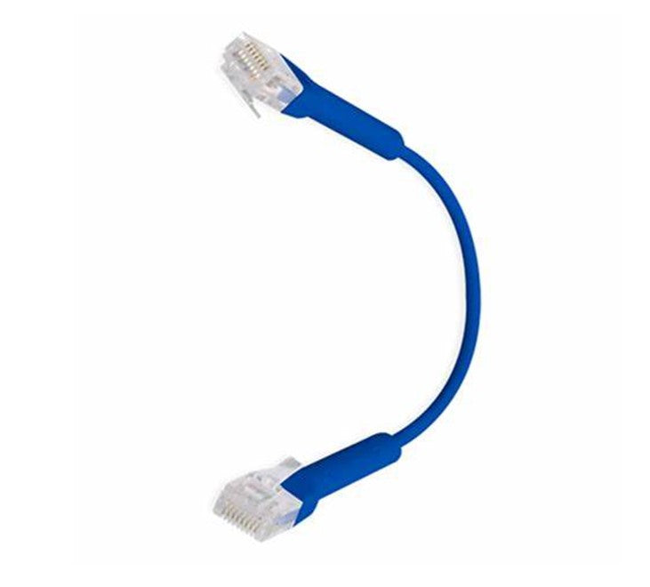 Ubiquiti UniFi Patch Cable Single Unit, 5m, Black, End Bendable to 90 Degree, RJ image 1