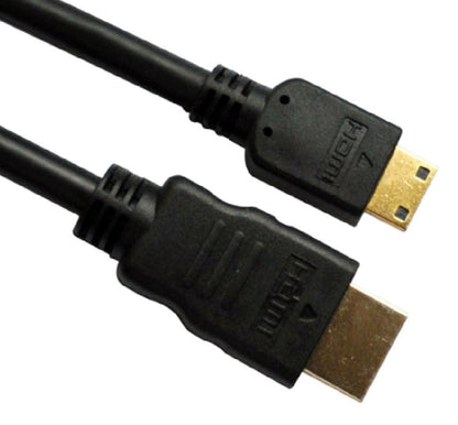 Astrotek Mini HDMI to HDMI Cable 2m with Ethernet 1.4V 3D HD 1080p Male to Male image 0