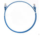 8ware CAT6 Thin Cable 1.5m / 150cm - Blue Color Premium RJ45 Ethernet Network LA image 0