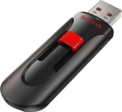 SANDISK CRUZER GLIDE USB 2.0 FLASH DRIVE 64GB SDCZ60-064G-B35 image 0
