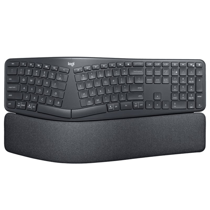 Logitech K860 ERGO Split Wireless Keyboard - Curved Ergonomic Split Keyboard, Bl image 0