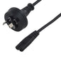 8Ware 2 Pin Core Power Cable 2m AU Plug 240v to IEC C7 figure eight Female Appli image 0
