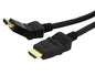 Astrotek HDMI Cable 2m - v1.4 19 pins Type A Male to Male 180 Degree Swivel Type image 0