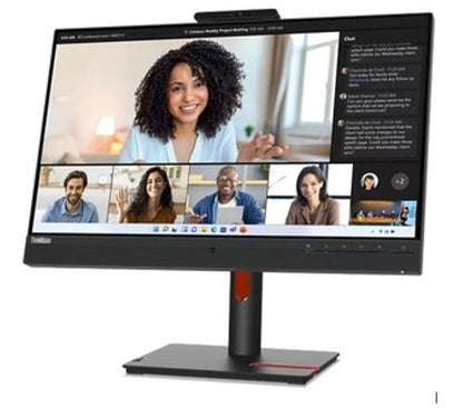 LENOVO ThinkVision T24mv 23.8'/24' FHD USB-C Docking IPS Monitor Height Adjust T image 2