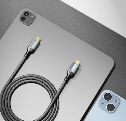 mbeat Tough Link 1.5m Certified 8K HDMI Cable - Space Grey  HDMI 2.1 (male) to H image 0