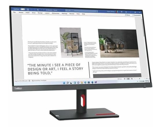 LENOVO ThinkVision S27i-30 27' FHD 100Hz FreeSync LED IPS Monitor 1920x1080 4ms image 0