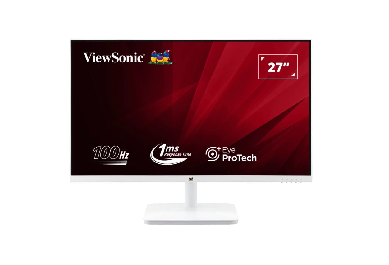 ViewSonic 27' White, Super Clear IPS, 4ms 100hz, Ultra Slim Bezel, FHD, HDMI, VG image 0