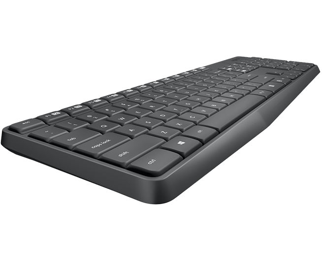 Logitech MK235 Wireless Keyboard and Mouse Combo 2.4GHz Wireless Compact Long Ba image 2