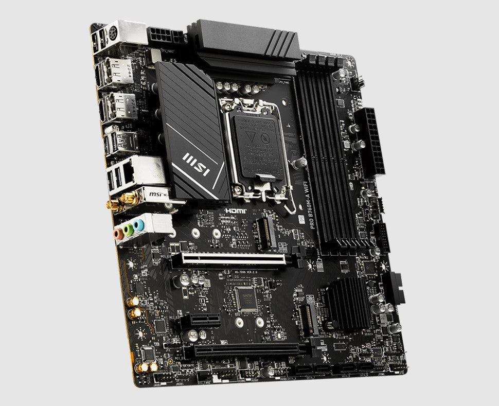 MSI PRO B760M A WIFI ATX Motherboard, 4x DDR5~256GB, 2x HDMI™,  2x PCI-E x 16, image 2