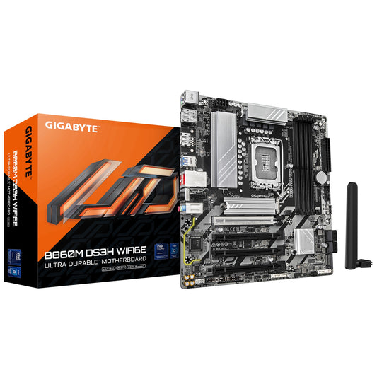 Gigabyte M/B B860M DS3H WIFI6E 1.0, Intel ® B860, 4 x DDR5 up to 256 GB, 1x HDM image 0