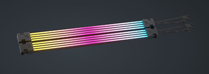 Corsair ARGB PSU Cable Strips image 0