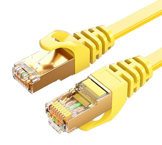 8Ware CAT7 Cable 5m - Yellow Color RJ45 Ethernet Network LAN UTP Patch Cord Snag image 0