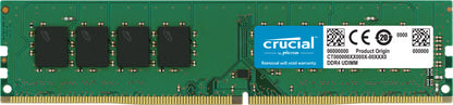 Crucial 32GB (1x32GB) DDR4 UDIMM 3200MHz CL22 1.2V Dual Ranked Desktop PC Memory image 0