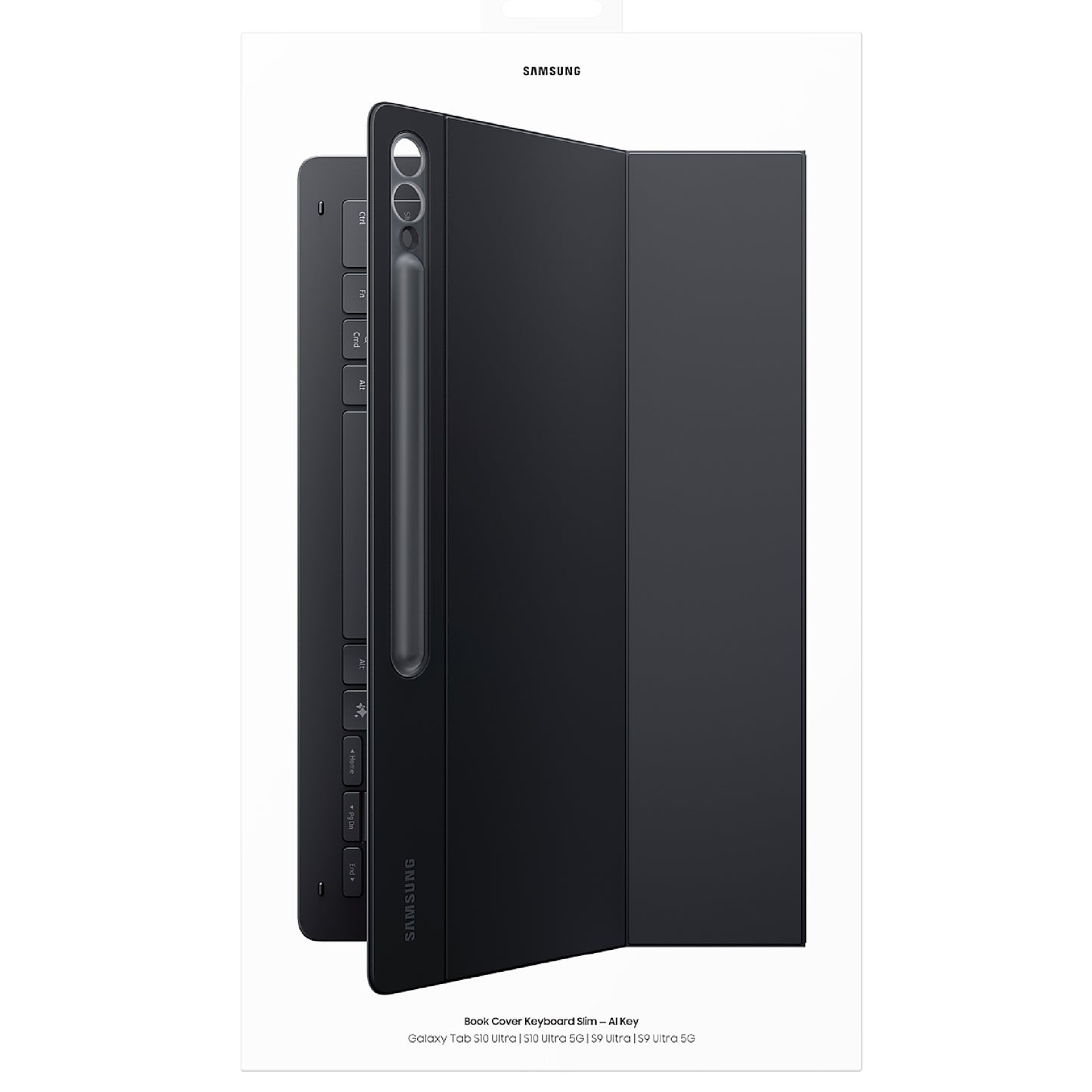 Samsung Galaxy Tab S10 Ultra/ Tab S9 Ultra Book Cover Keyboard Slim Black - Slim image 3