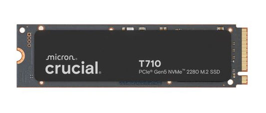 Crucial T710 1TB PCIe Gen5 NVMe 2280 SSD - 14900/13700 MB/s R/W 600TBW 1500K IOP image 0