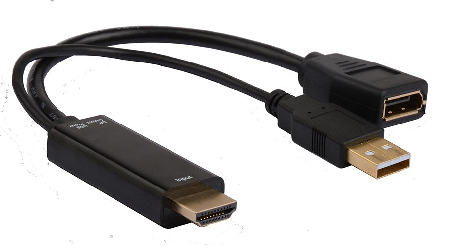8Ware 4K HDMI to DP DisplayPort Male to Female Active Adapter Converter Cable US image 1