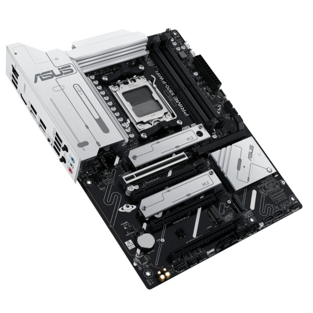 ASUS AMD PRIME X870-P WIFI-CSM (AM5) ATX Motherboard 4x DDR5 198GB, 1x PCIe 5.0 image 2