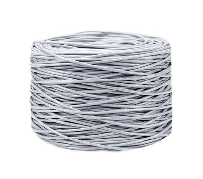 8ware CAT6 UTP Cable 305m Roll - Grey White Full 0.55mm Copper UTP stranded Ethe image 3