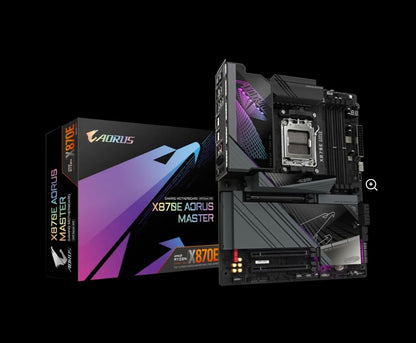 Gigabyte X870E AORUS MASTER AMD AM5 ATX Motherboard 4x DDR5~256GB,3x PCIe x16, 4 image 0