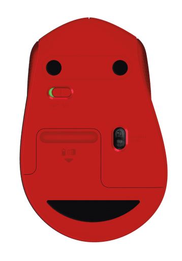 Logitech M331 SILENT PLUS  Wireless Mouse RED DPI (Min/Max): 1000±  1-Year Limi image 1