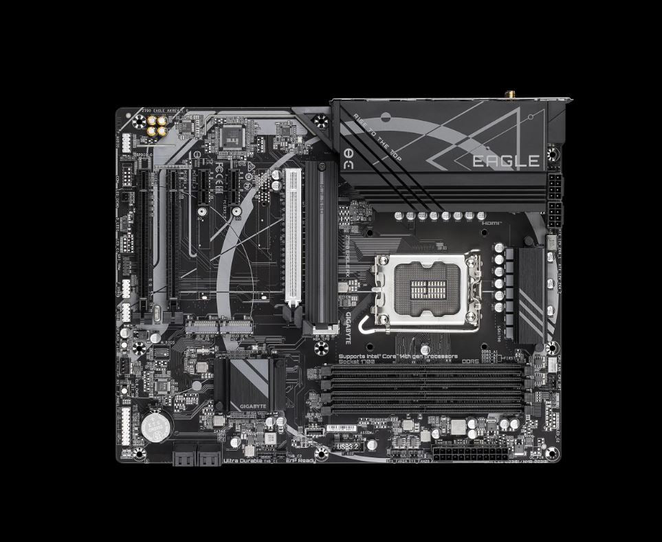 Gigabyte Z790 EAGLE AX Intel LGA 1700 ATX Motherboard, 4x DDR5 ~192GB, 3x PCI-E image 2