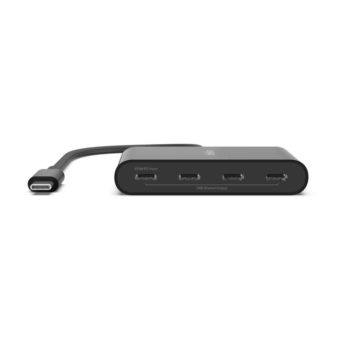 Belkin 4-Port USB-C Mini Hub (USB Type-C) Made for USB-C compatible laptops & US image 1