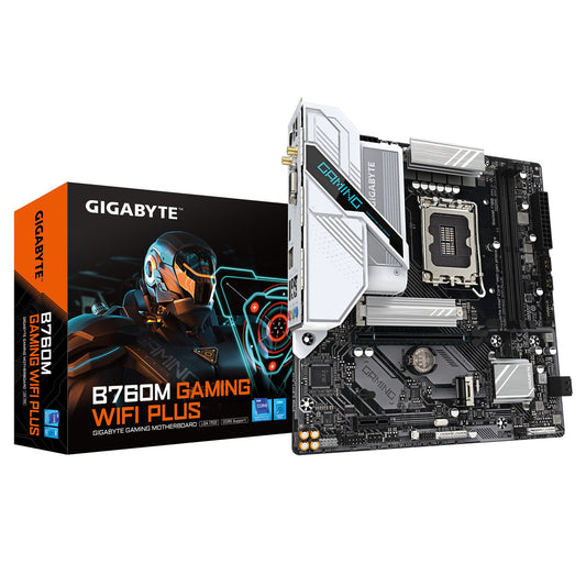 Gigabyte B760M GAMING WIFI PLUS  Intel LGA 1700 m-ATX Motherboard, 2x DDR5 ~128G image 0